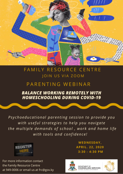 Paretng Webinar: How to balance remote working with homeschooling 22 April 2020