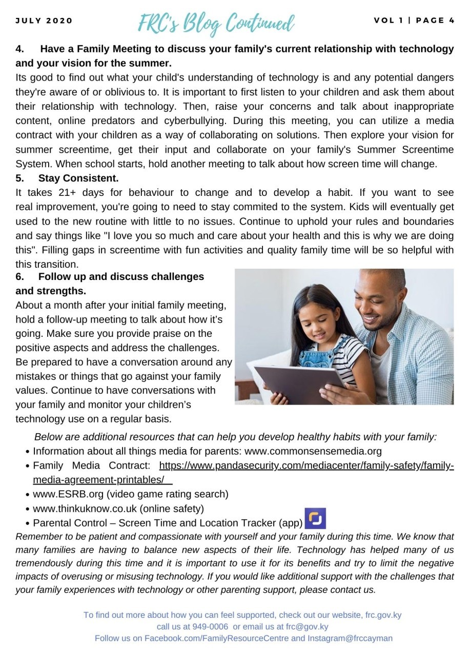 6 Steps to Summer Screentime